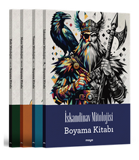 Maya Mitoloji Boyama Seti - 4 Kitap 