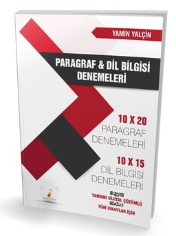 Tüm Sınavlar İçin Paragraf ve Dil Bilgisi Denemeleri Tamamı Dijital Çözümlü