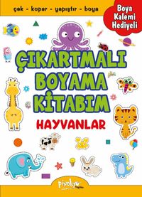 Çıkartmalı Boyama Kitabım - Hayvanlar