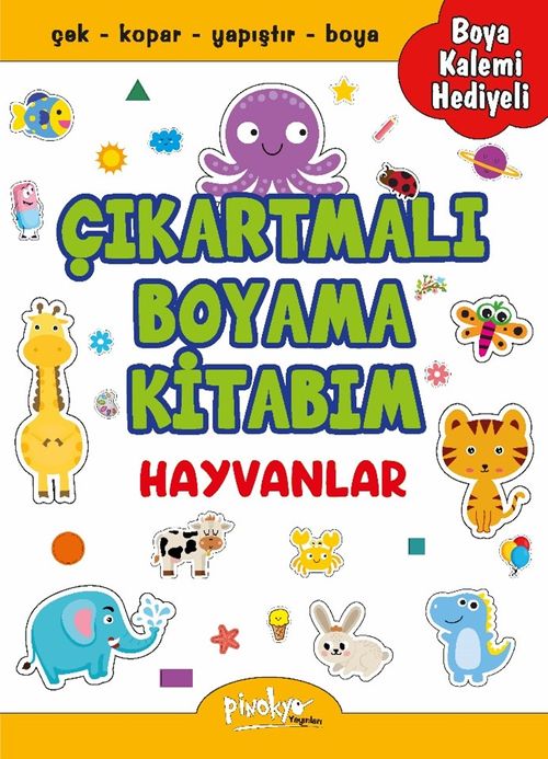 Çıkartmalı Boyama Kitabım - Hayvanlar