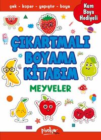Çıkartmalı Boyama  Kitabım - Meyveler
