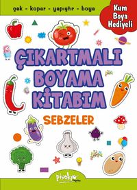 Çıkartmalı Boyama Kitabım - Sebzeler