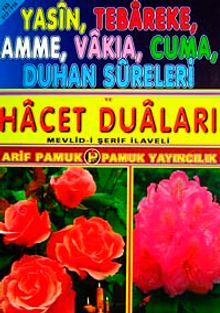 Yasin, Tebareke, Amme, Vakia, Cuma, Duhan Sureleri ve Hacet Duaları (Yas-012/P16) Rahle Boy