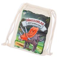 Bez Sırt Çantası - Dinozorlar - Pentacerat