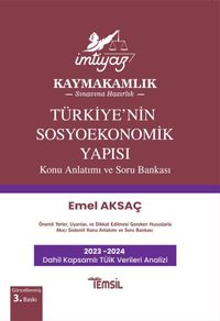 İmtiyaz Türkiye'nin Sosyoekonomik Yapısı Konu Anlatımı ve Soru Bankası