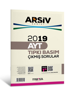2019 AYT ARŞİV SERİSİ Tıpkı Basım Çıkmış Sorular  Tamamı Video Çözümlü