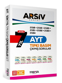 Son 7 Yıl AYT Arşiv Serisi Tıpkı Basım Fasikül Fasikül Çıkmış Sorular Tamamı Video Çözümlü