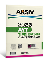 2023 AYT Arşiv Serisi Tıpkı Basım Çıkmış Sorular Tamamı Video Çözümlü