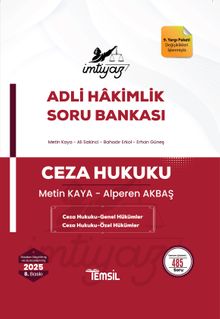 İmtiyaz Ceza Hukuku (Genel Hükümler - Özel Hükümler)  Soru Bankası