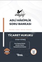 İmtiyaz Adli Hakimlik Soru Bankası Ticaret Hukuku 