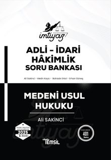 İmtiyaz Medeni Usul Hukuku Soru Bankası
