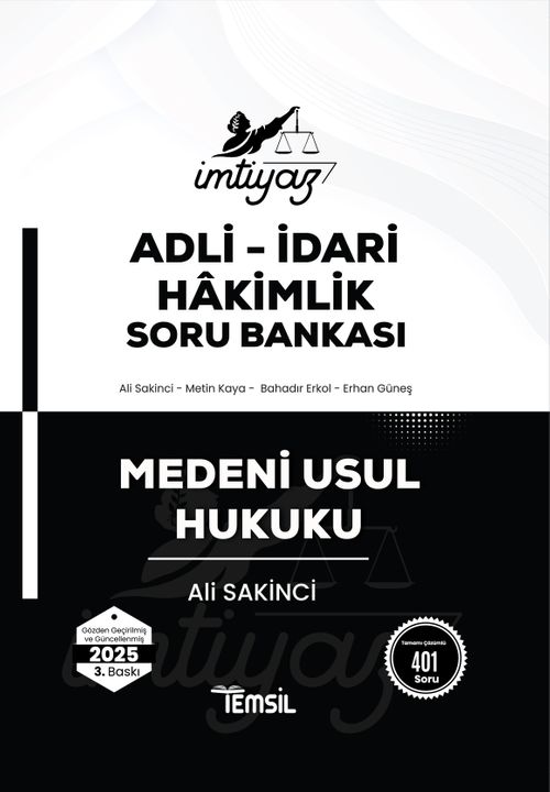 İmtiyaz Medeni Usul Hukuku Soru Bankası