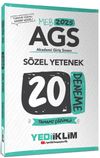 2025 MEB AGS S&ouml;zel Yetenek Tamamı &Ccedil;&ouml;z&uuml;ml&uuml; 20 Deneme