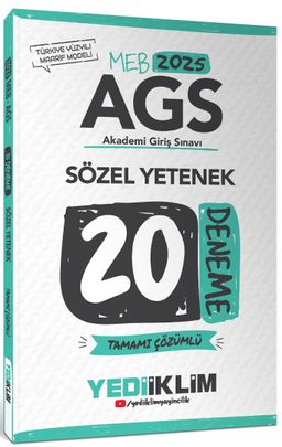 2025 MEB AGS Sözel Yetenek Tamamı Çözümlü 20 Deneme