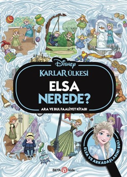 Disney Karlar Ülkesi Elsa Nerede? Ara ve Bul Faaliyet Kitabı