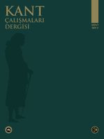 Kant Çalışmaları Dergisi (2024 Sayı 3)