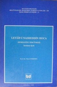 Letaif-i Nasreddin Hoca (Burhaniye Tercümesi) – İnceleme ve Şerh / 9-E-15