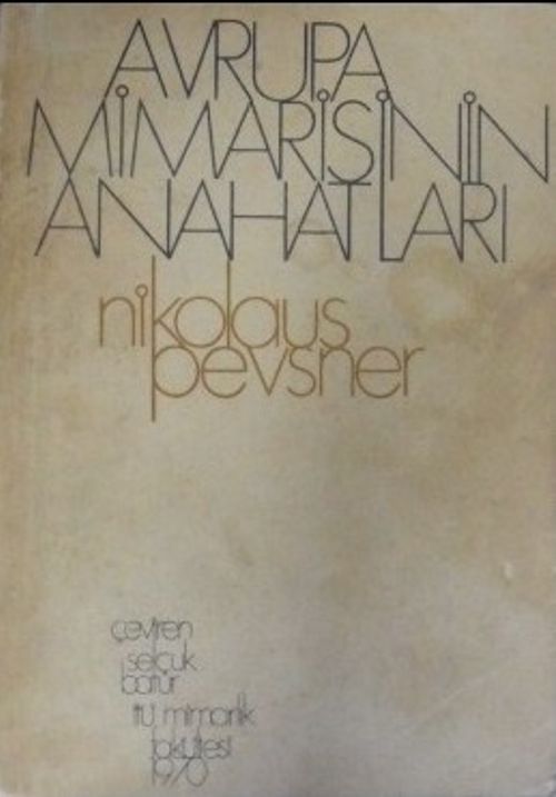 Avrupa Mimarisinin Anahatları (Kod:6-I-11)