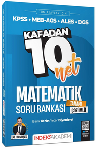KPSS Matematik Kafadan 10 Net Soru Bankası Çözümlü