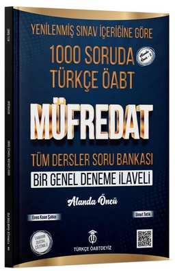ÖABT Türkçe Öğretmenliği Müfredat Soru Bankası Çözümlü