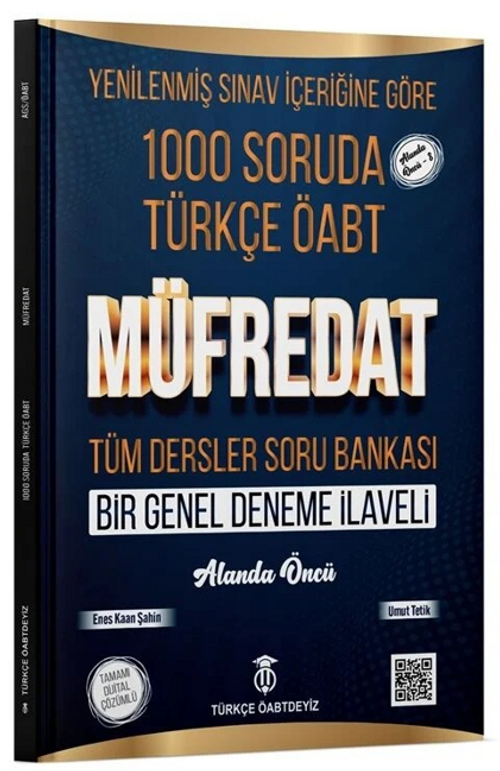 ÖABT Türkçe Öğretmenliği Müfredat Soru Bankası Çözümlü
