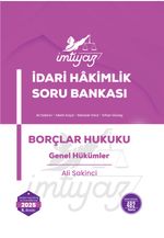 İmtiyaz İdari Hakimlik Soru Bankası Borçlar Hukuku 