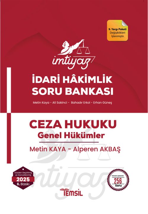 İmtiyaz İdari Hakimlik Soru Bankasi Ceza Hukuku - Genel Hükümler