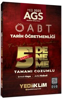 2025 MEB AGS ÖABT Tarih Öğretmenliği Tamamı Çözümlü Tarihin İzinde Eşsiz 5'li Deneme