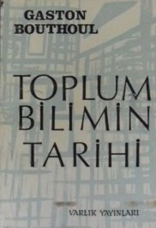 Toplumbilimin Tarihi / 10-E-3