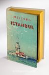 Kitap Şeklinde Ahşap Hediye Kutu - İstanbul Nostalji