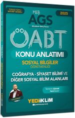 2025 MEB AGS ÖABT Sosyal Bilgiler Öğretmenliği Coğrafya Siyaset Bilimi ve Diğer Sosyal Bilim Alanları Konu Anlatımı
