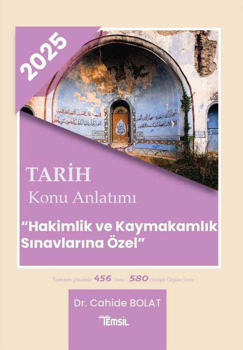 Tarih Konu Anlatımı ‘Hakimlik ve Kaymakamlık Sınavlarına Özel'