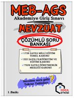 MEB-AGS Mevzuat Soru Bankası Çözümlü 