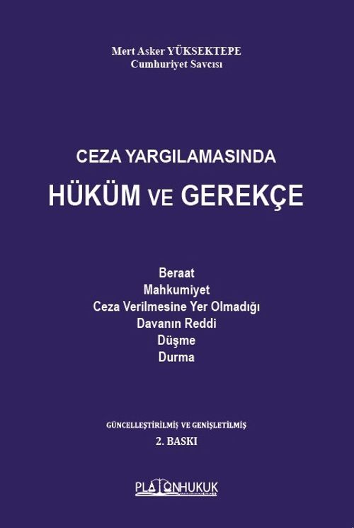 Ceza Yargılamasında Hüküm ve Gerekçe