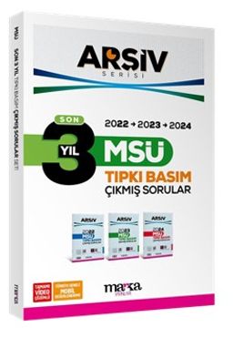 Son 3 Yıl MSÜ Arşiv Serisi Tıpkı Basım Fasikül Fasikül Çıkmış Sorular Tamamı Video Çözümlü