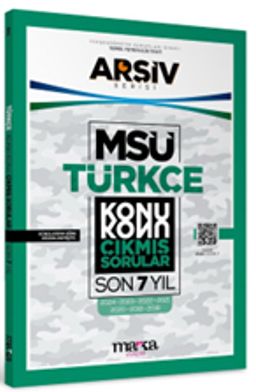 MSÜ Türkçe Konu Konu Çıkmış Sorular Son 7 Yıl