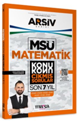 MSÜ Matematik Konu Konu Çıkmış Sorular Son 7 Yıl
