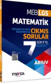 LGS Matematik Konularına Göre Düzenlenmiş Son 7 Yıl Çıkmış Sorular