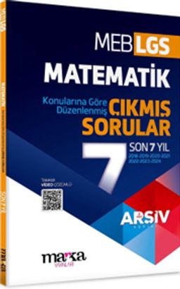 LGS Matematik Konularına Göre Düzenlenmiş Son 7 Yıl Çıkmış Sorular