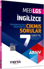 LGS İngilizce Konularına Göre Düzenlenmiş Son 7 Yıl Çıkmış Sorular
