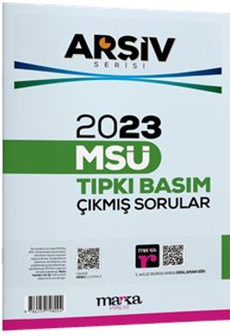 2023 MSÜ Arşiv Serisi Tıpkı Basım Çıkmış Sorular Tamamı Video Çözümlü