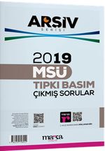 2019 MSÜ Arşiv Serisi Tıpkı Basım Çıkmış Sorular Tamamı Video Çözümlü