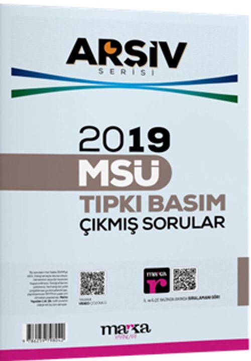 2019 MSÜ Arşiv Serisi Tıpkı Basım Çıkmış Sorular Tamamı Video Çözümlü