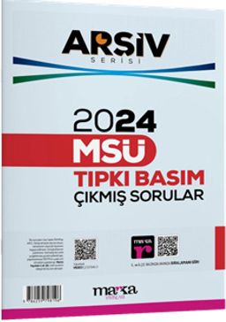 2024 MSÜ Arşiv Serisi Tıpkı Basım Çıkmış Sorular Tamamı Video Çözümlü