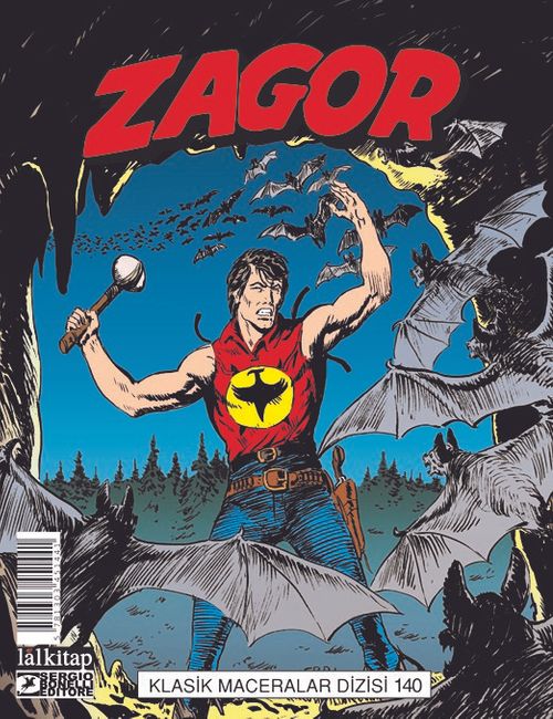 Zagor Klasik Maceralar Cilt 140 / Kabus Geri Dönüyor-Kötülük Tohumu-Manitu'nun Hazine Sandığı-Tin-Hinan'ın Asası