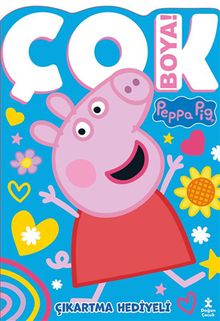 Peppa Pig / Çok Boya! Çıkartmalı Dev Boyama Kitabı