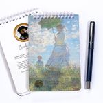 Bookinzi Saydam Bloknot - Sanat Serisi - Şemsiyeli Kadın - Claude Monet
