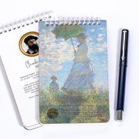 Bookinzi Saydam Bloknot - Sanat Serisi - Şemsiyeli Kadın - Claude Monet