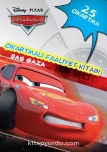 Disney Arabalar Çıkartmalı Faaliyet Kitabı Bas Gaza 