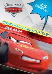 Disney Arabalar Çıkartmalı Faaliyet Kitabı Bas Gaza 